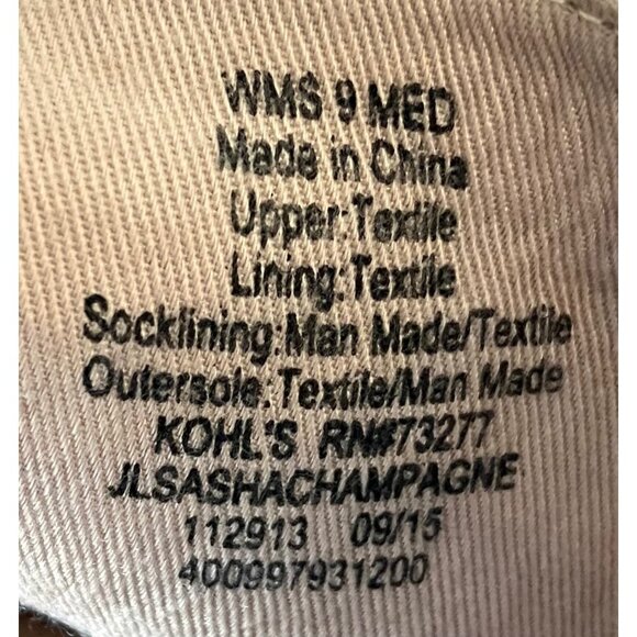 Jennifer Lopez Sasha Bling Champagne Suede Slingback Gold Stud Peep Toe Heels-9M - Picture 13 of 15